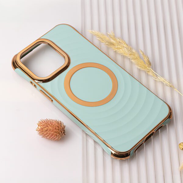 401158_oryg Circle Glam Mag case for iPhone 13 Pro Max 6,7" mint