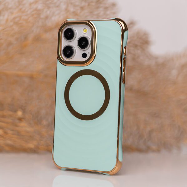 401159_oryg Circle Glam Mag case for iPhone 13 Pro Max 6,7" mint