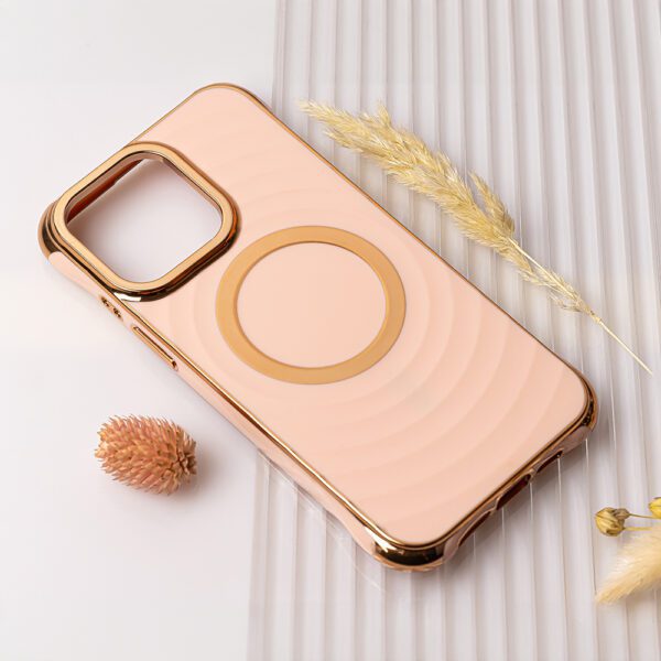 Circle Glam Mag case for iPhone 14 Pro 6,1" pink