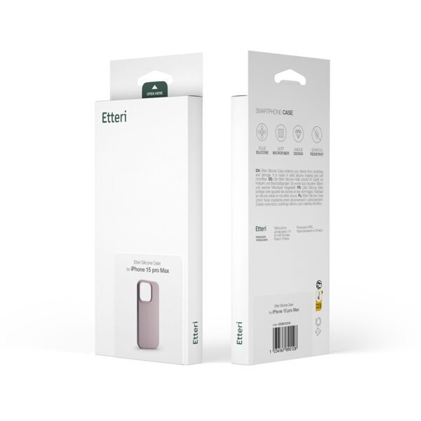 Etteri Silicone Mag case for Samsung Galaxy S25 Edge light pink