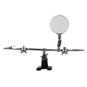 402472_oryg Soldering holder with magnifying glass