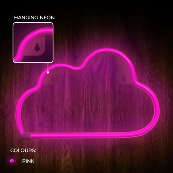 Neon LED Light CLOUD pink NNE25 Neolia