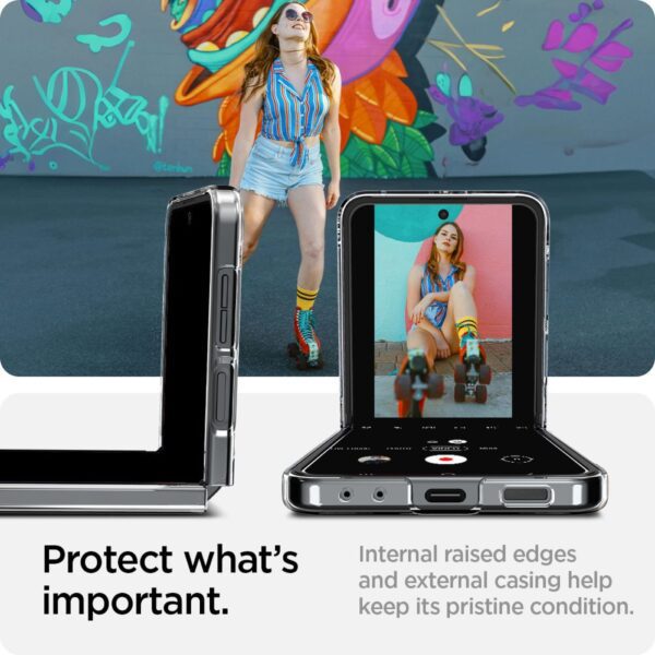 405300_oryg Spigen AirSkin Galaxy Z Flip 6 / 7 FE crystal clear