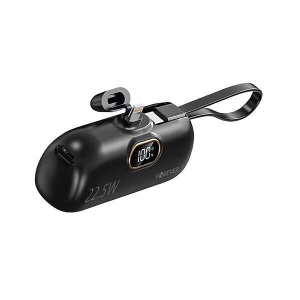 Forever mini power bank MTB-100 22.5W 5000 mAh Lightning black