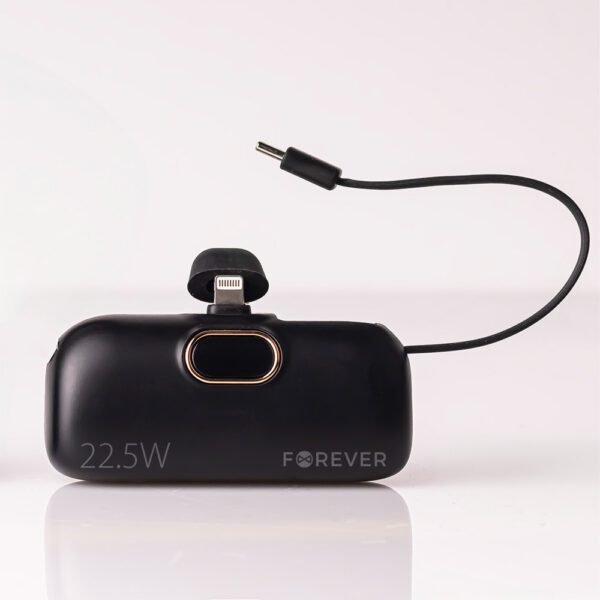 Forever mini power bank MTB-100 22.5W 5000 mAh Lightning black