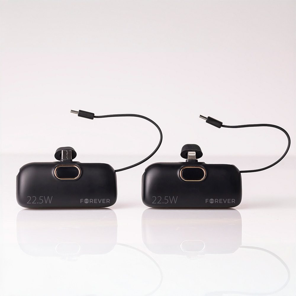 Forever mini power bank MTB-100 22.5W 5000 mAh Lightning black