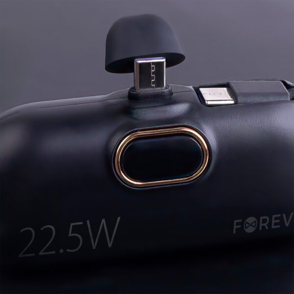 Forever mini power bank MTB-100 22.5W 5000 mAh USB C black