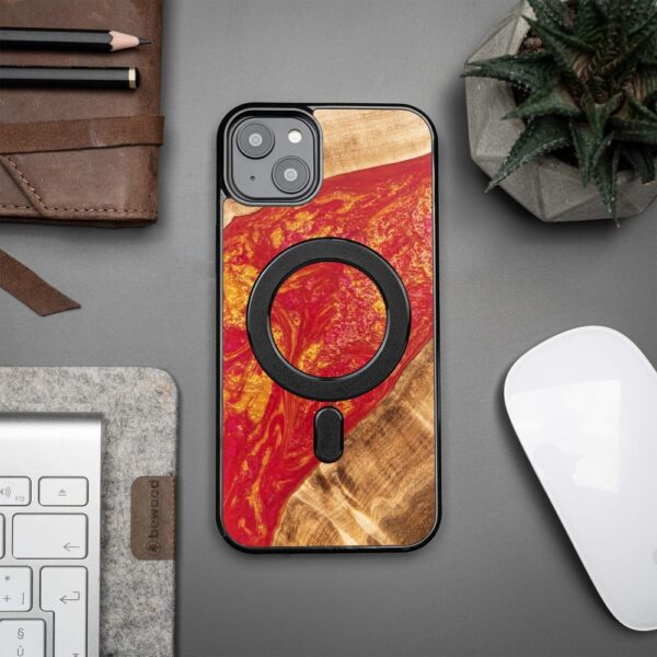 408288_oryg Bewood Unique case for iPhone 15 Plus 6,7" Neons Paris with MagSafe