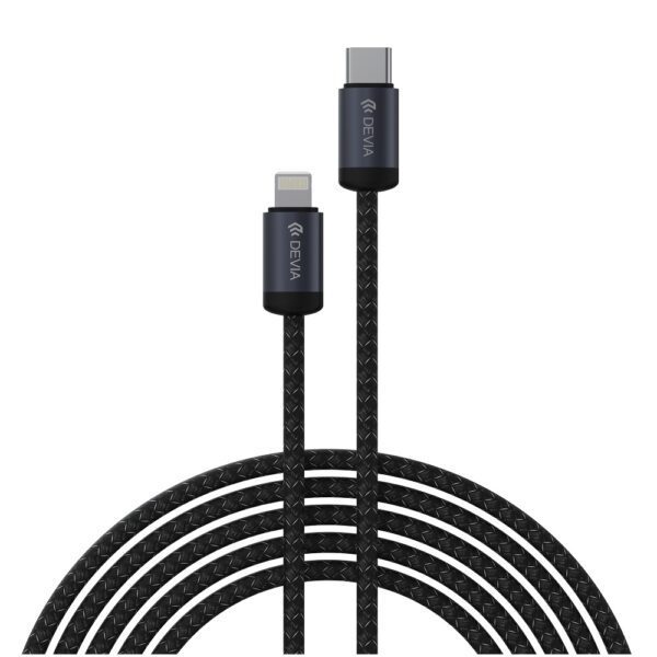 Devia cable Gracious EC645 PD USB-C - Lightning 1,0 m 27W 3A black