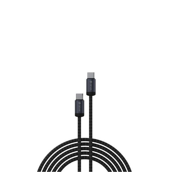 Devia cable Gracious EC646 PD USB-C - USB-C 1,0 m 60W 3A black