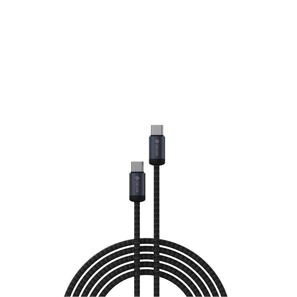 Devia cable Gracious EC646 PD USB-C - USB-C 1,0 m 60W 3A black