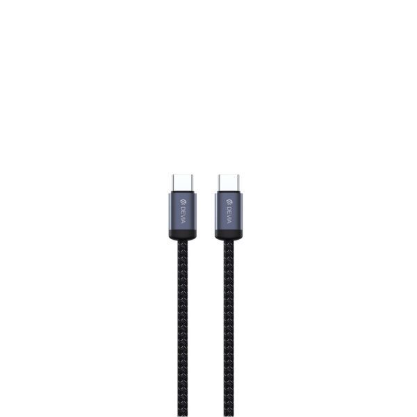 Devia cable Gracious EC646 PD USB-C - USB-C 1,0 m 60W 3A black