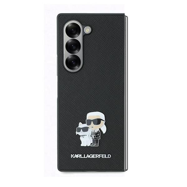 Karl Lagerfeld case for Samsung Galaxy Z Fold6 KF002203 black Saffiano Metal Pin