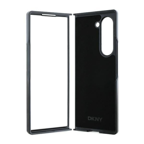 DKNY case for Samsung Galaxy Z Fold6 DK000228 black Chequered Pattern Printed Stripes