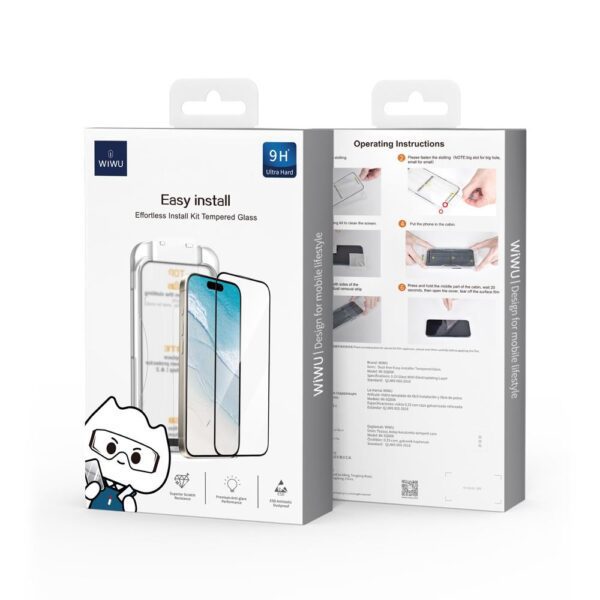 WIWU tempered glass for iPhone 16 6,1" Wi-SQ008