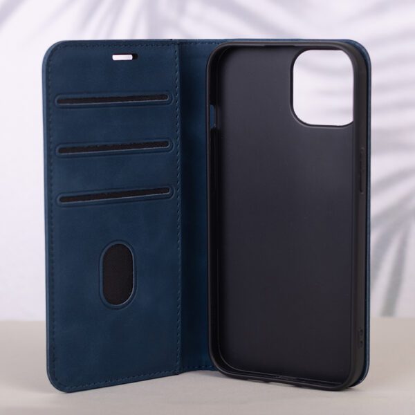 412003_oryg Smart Suede case for Motorola Moto E13 navy blue