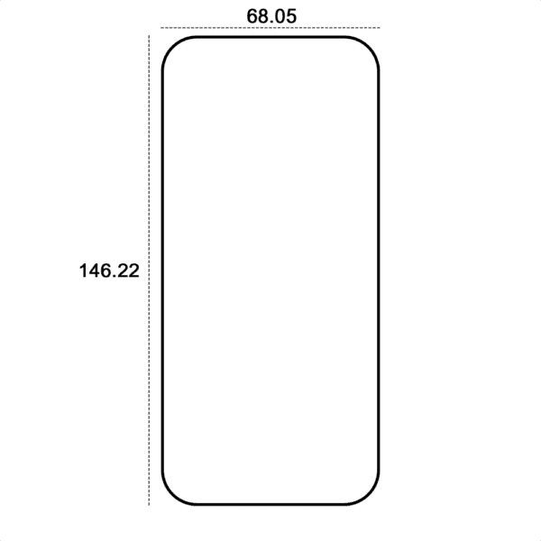 Etteri tempered glass 9D for iPhone 16 Pro / 17 / 17 Pro