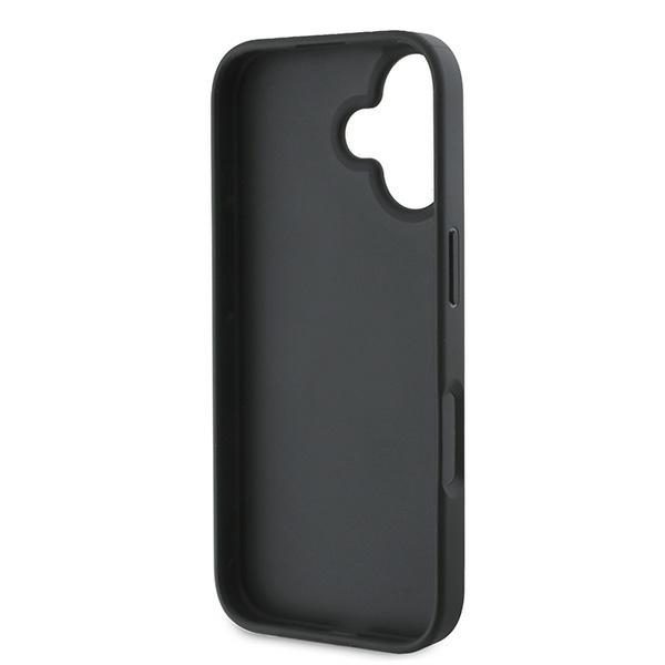 Guess case for iPhone 16 6,1" GUHCP16SG4GLGR grey hardcase 4G Bottom Stripe