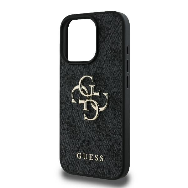 Guess case for iPhone 16 Pro Max 6,9" GUHCP16X4GMGGR 4G Big Logo black