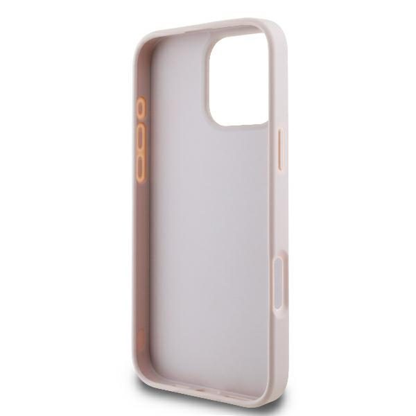 Guess case for iPhone 16 Pro 6,3" GUHCP16L4GMGPI 4G Big Logo pink