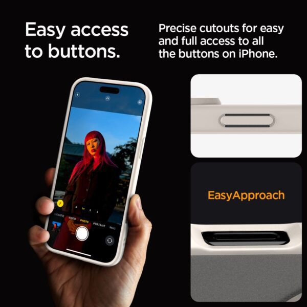 Spigen Ultra Hybrid Mag Magsafe case for iPhone 16 Pro Max 6,9" frost natural titanium