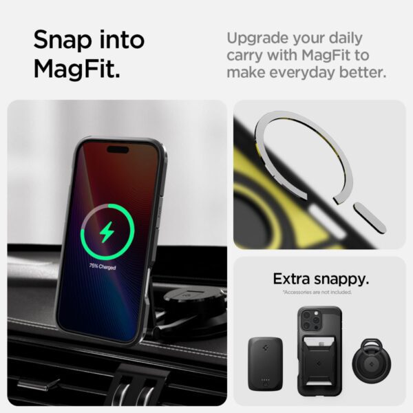 Spigen Tough Armor Mag Magsafe case for iPhone 16 Pro 6,3" black
