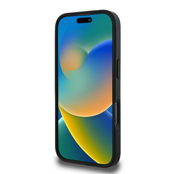 Karl Lagerfeld case for iPhone 16 Pro 6,3" KLHCP16LPGKLKIPK black Hard Monogram Karl Head Pin