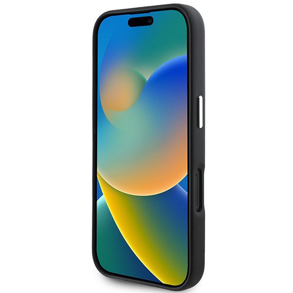 Karl Lagerfeld case for iPhone 16 Plus 6,7" KLHMP16MPGMSRPK black Hard FW Metal Plate MagSafe