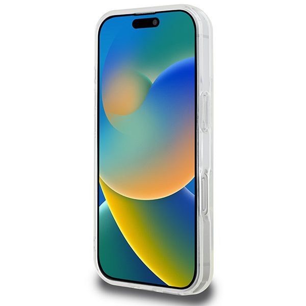 Karl Lagerfeld case for iPhone 16 Pro Max 6,9" KLHMP16XHLSKIH white Hard IML Metal Karl Head MagSafe