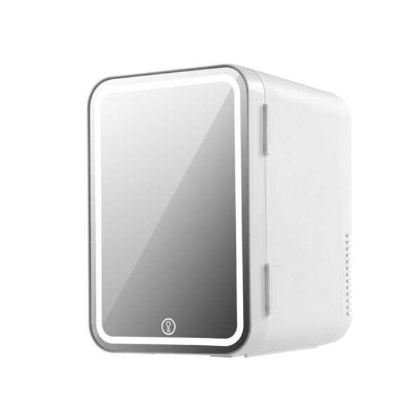 418496_oryg XO mini car refrigerator CZ015 white with mirror LED