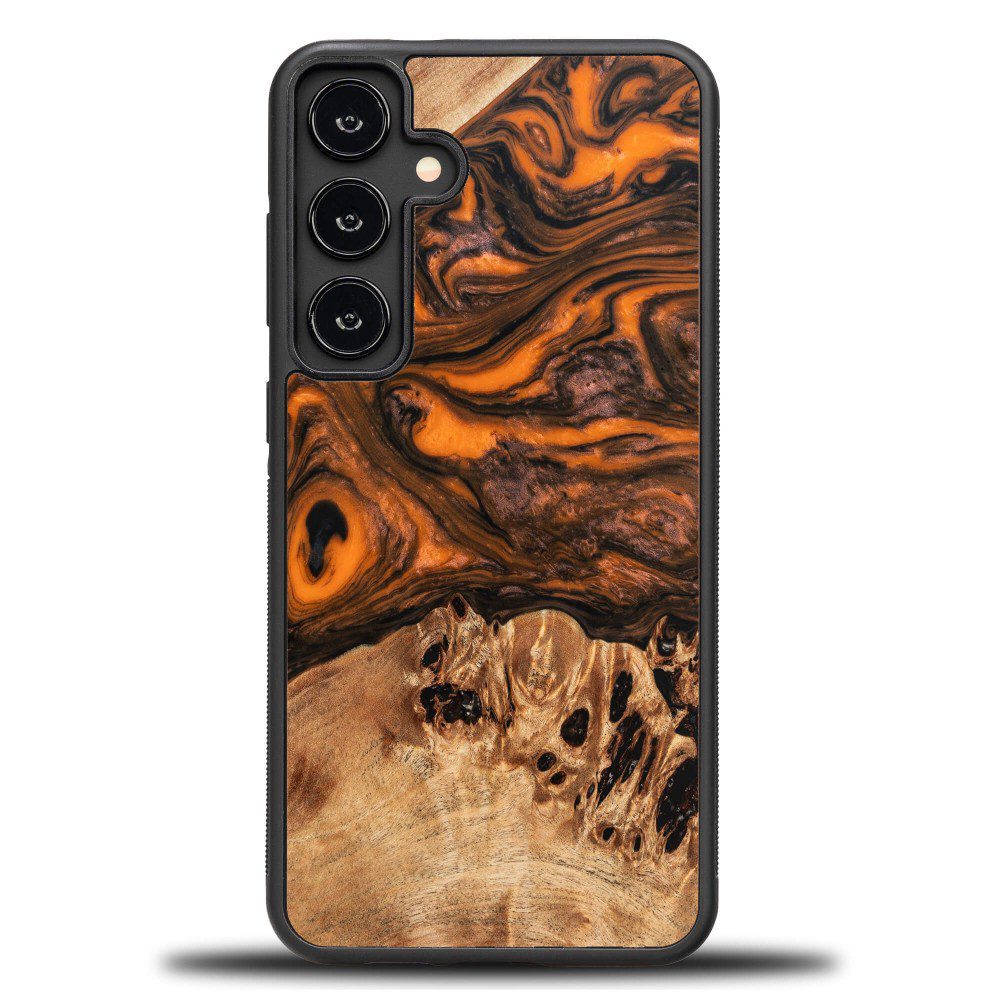 418912_oryg Bewood Unique case for Samsung Galaxy S24 Plus Orange