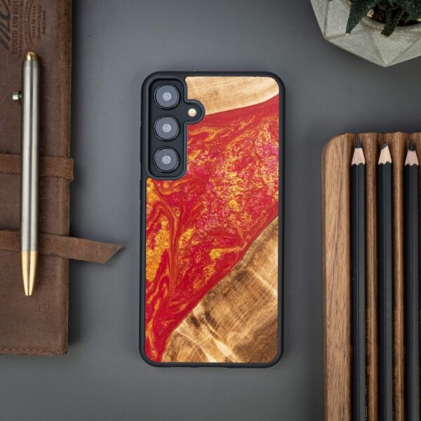 418922_oryg Bewood Unique case for Samsung Galaxy S24 Plus Neons Paris