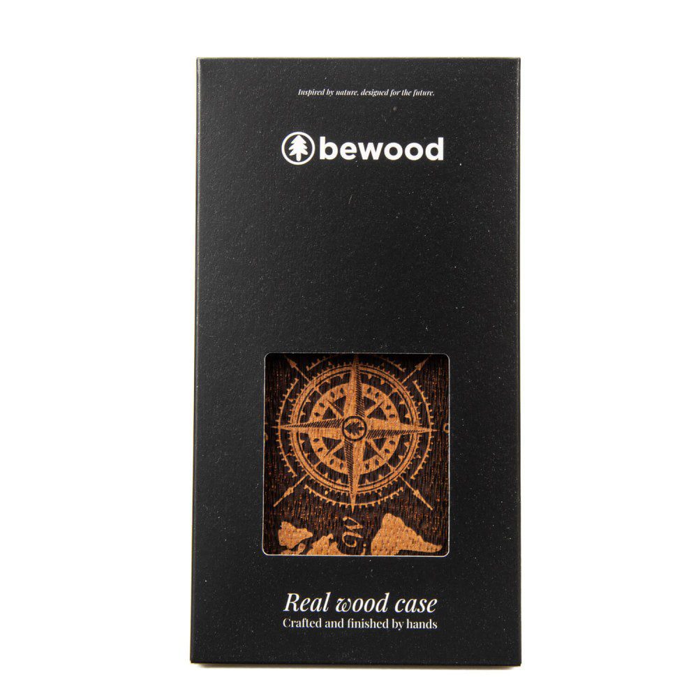 Bewood case for iPhone 16 Plus 6,7" Compass Merbau