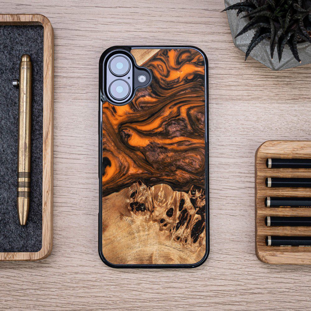 419326_oryg Bewood Unique case for iPhone 16 Plus 6,7" Orange