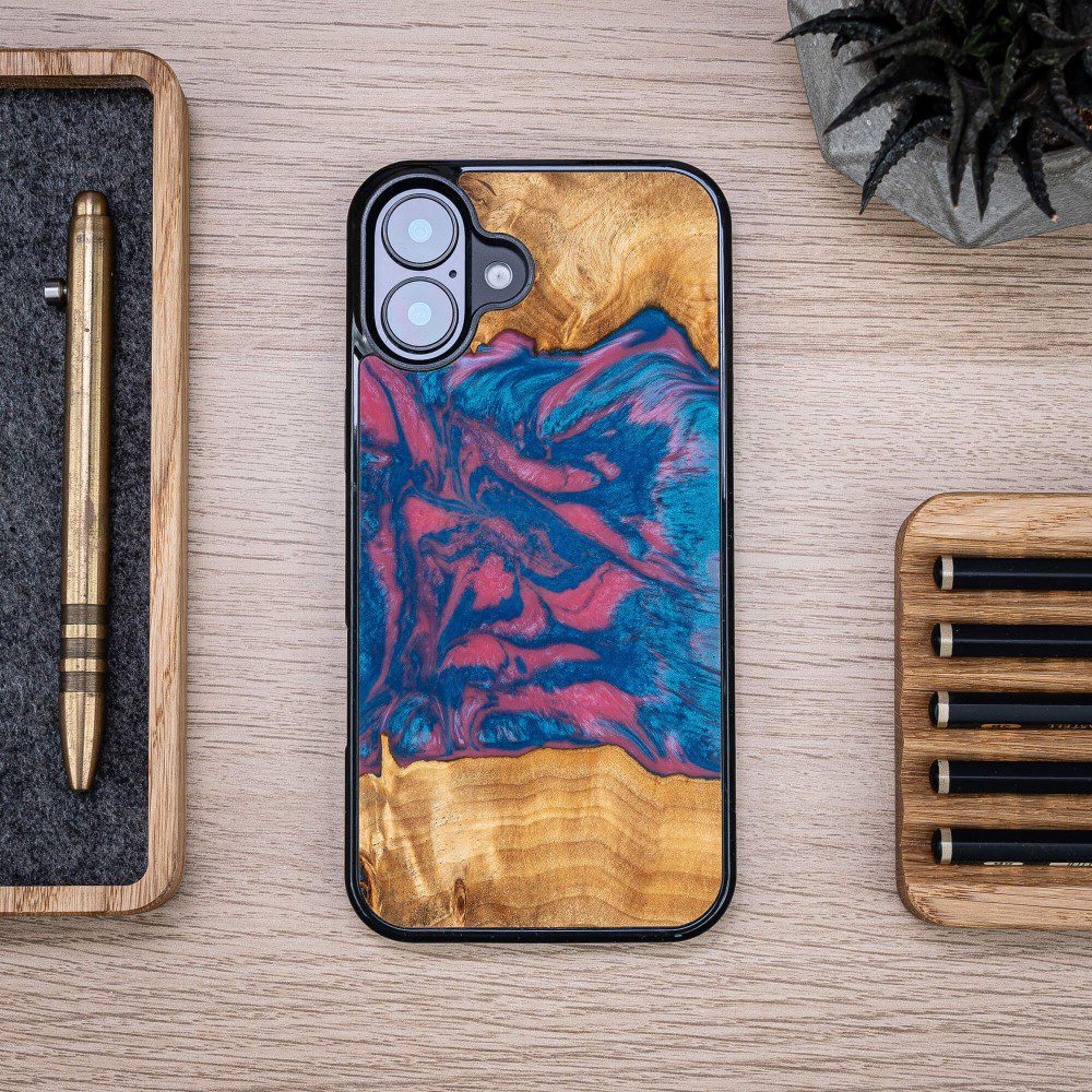419336_oryg Bewood Unique case for iPhone 16 Plus 6,7" Neons Vegas