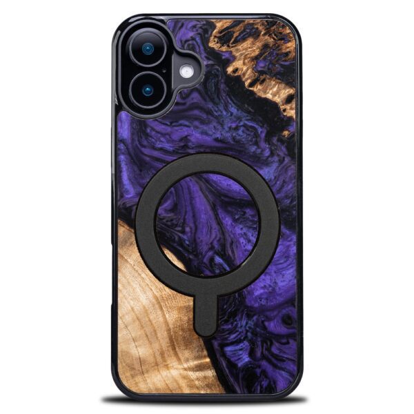 419369_oryg Bewood Unique case for iPhone 16 Plus 6,7" Violet with MagSafe