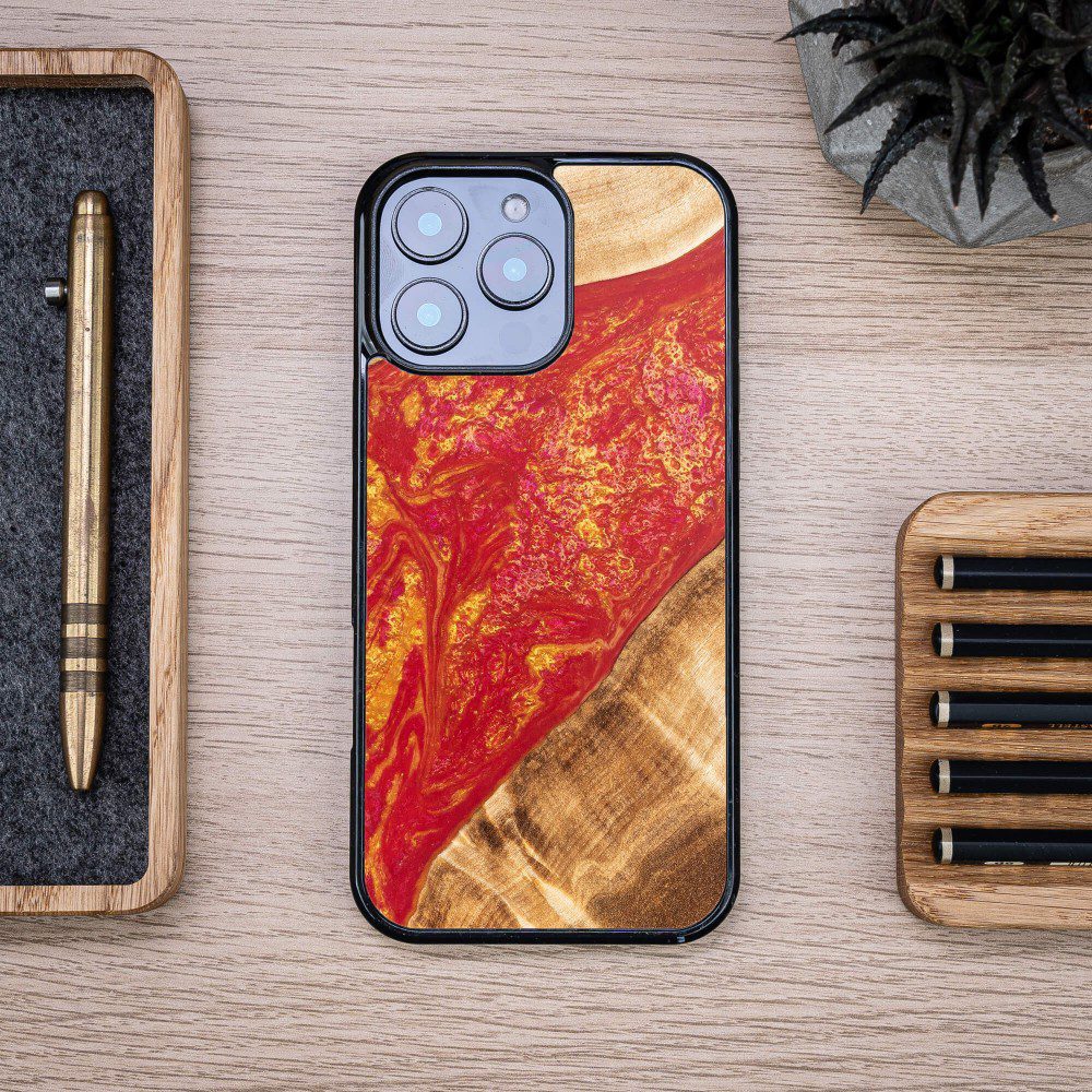419571_oryg Bewood Unique case for iPhone 16 Pro Max 6,9" Neons Paris