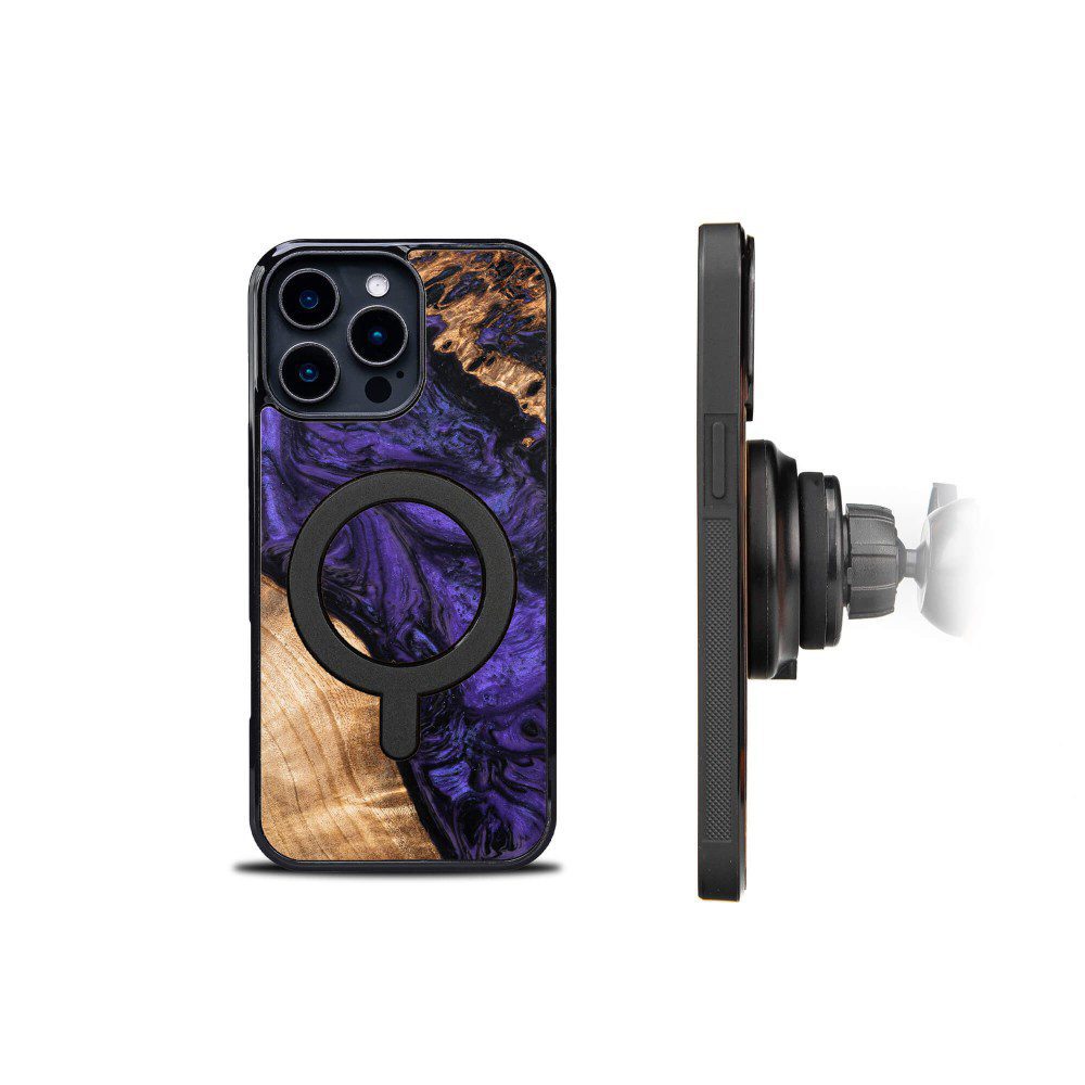 Bewood Unique case for iPhone 16 Pro Max 6,9" Violet with MagSafe