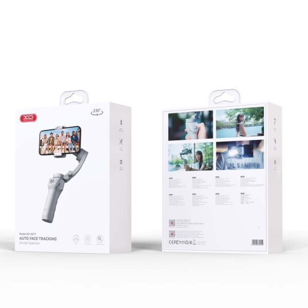 420027_oryg XO gimbal selfie stick Bluetooth tripod SS17 gray