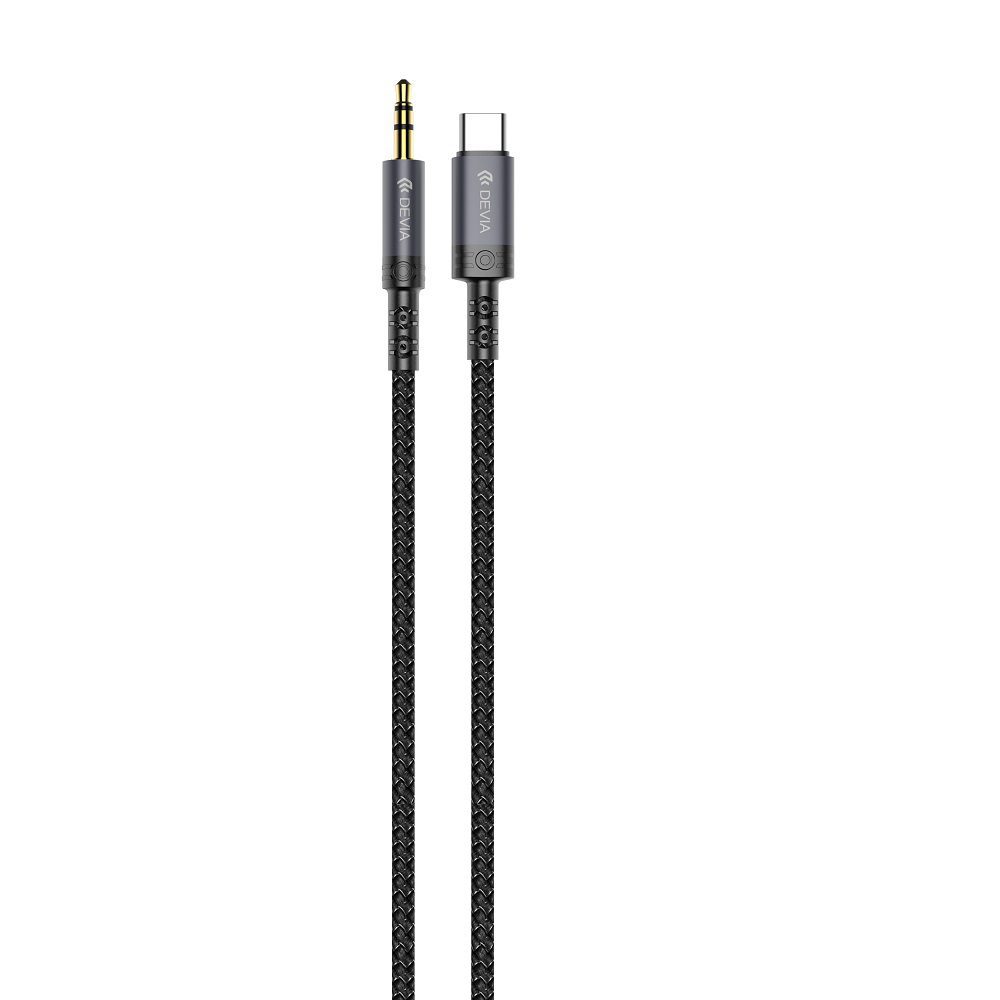 Devia cable audio Ipure EC620 USB-C - jack 3,5 mm 1,0 m black