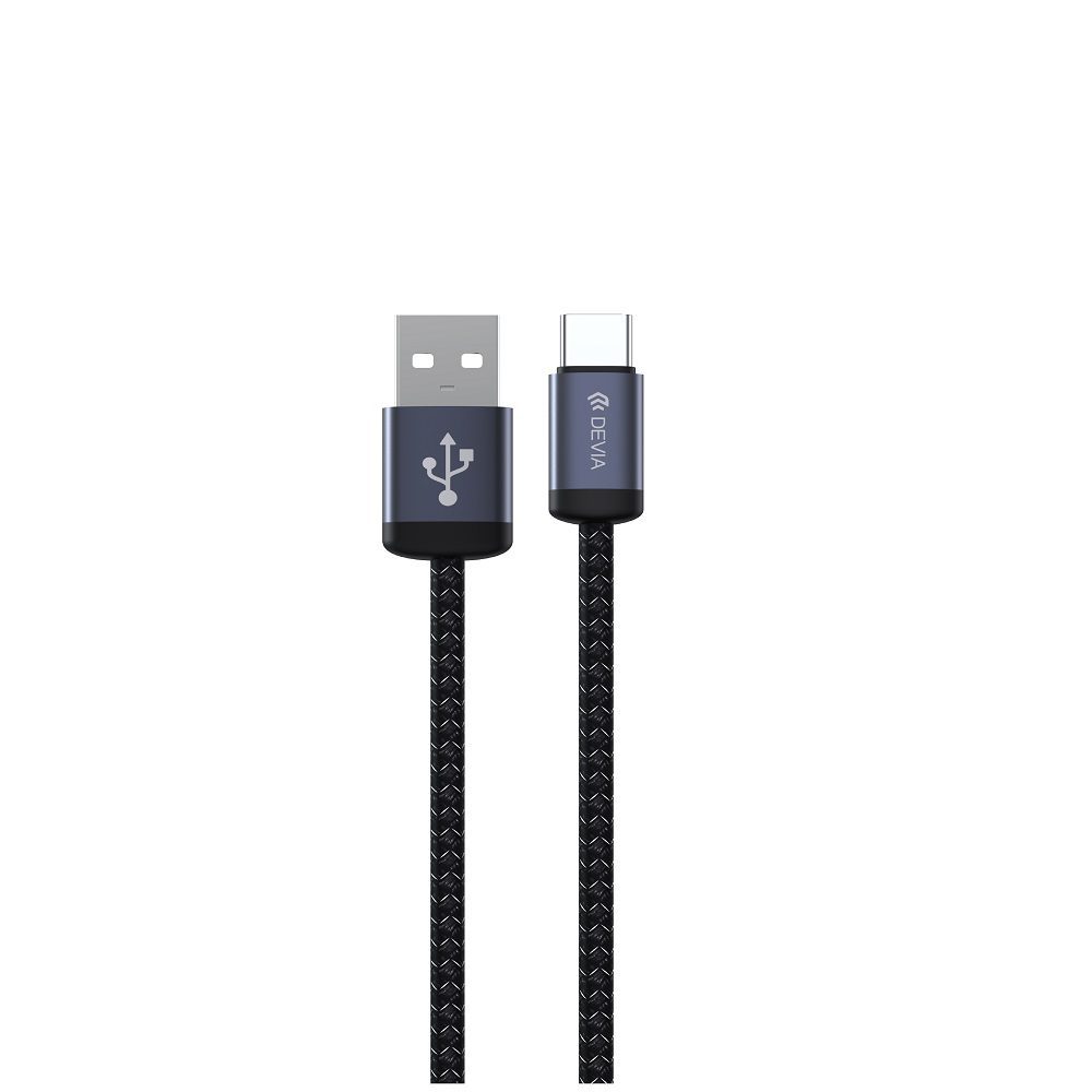 Devia cable Gracious EC649 USB - USB-C 1,0 m 2A black