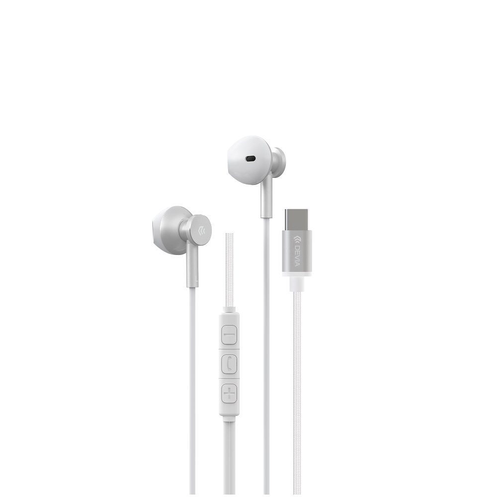 Devia wired earphones Smart M2 Digital Metal USB-C black
