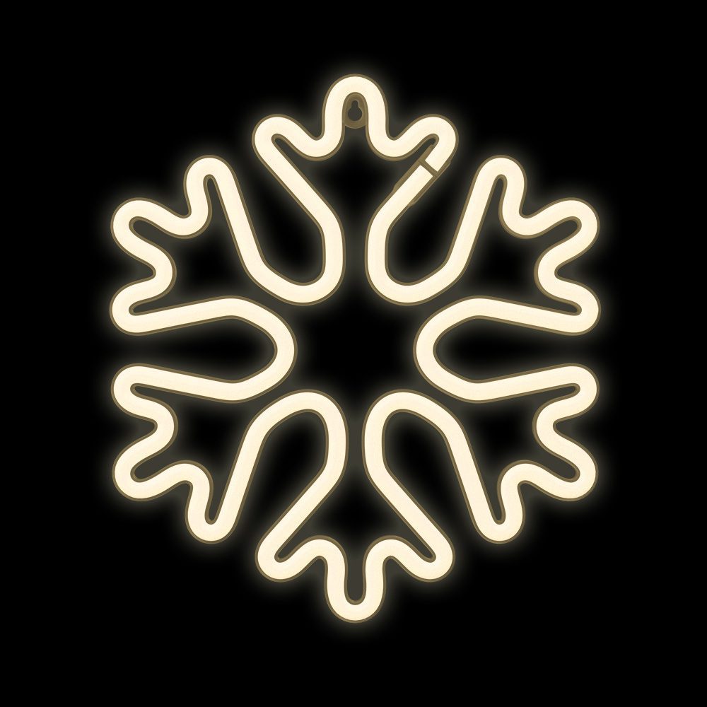 421327_oryg Neon LED CHRISTMAS SNOWFLAKE white FLNE20 Forever Light