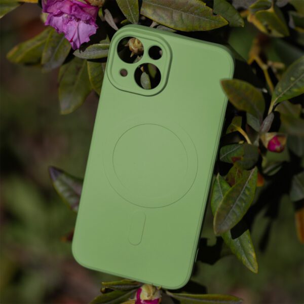 421475_oryg Simple Color Mag case for iPhone 12 6,1" light green