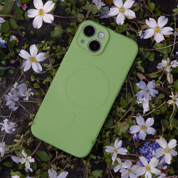 421476_oryg Simple Color Mag case for iPhone 12 6,1" light green