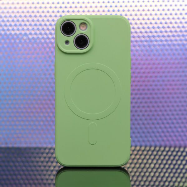 421477_oryg Simple Color Mag case for iPhone 12 6,1" light green