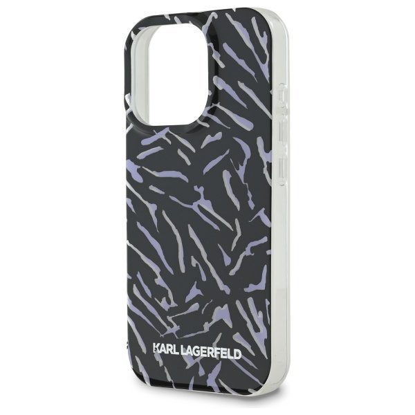 421736_oryg Karl Lagerfeld case for iPhone 16 Pro Max 6,9" KLHCP16XHZBPKCCU Purple Hard Zebra With Cord