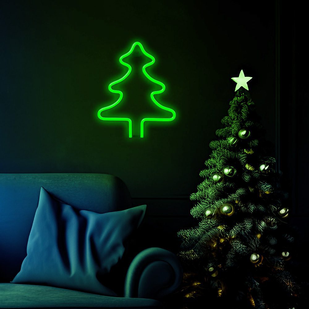 Neon LED CHRISTMAS TREE green FLNE16 Forever Light