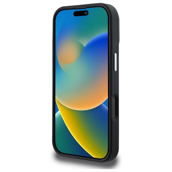 422310_oryg Guess HC MagSafe Grained PU Triangle Logo case for iPhone 16 Pro Max 6,9" black