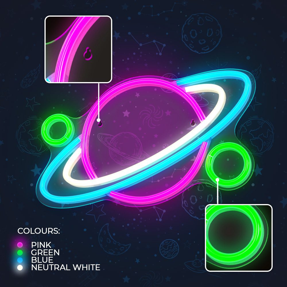 Neon PLEXI LED PLANET multicolor FPNE05X Forever Light